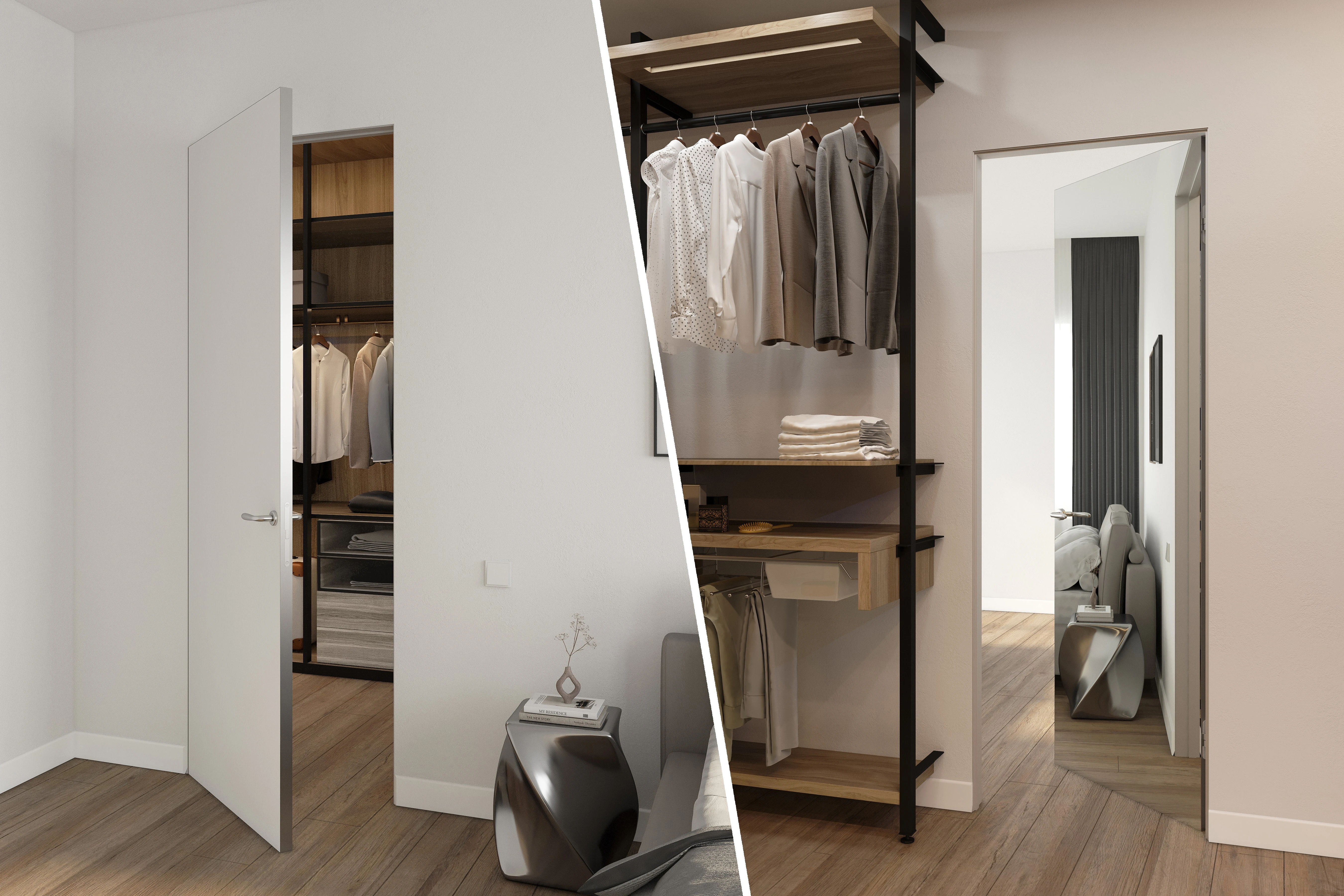 Межкомнатные двери с зеркалом — коллекции Aluform, Duo, Secret