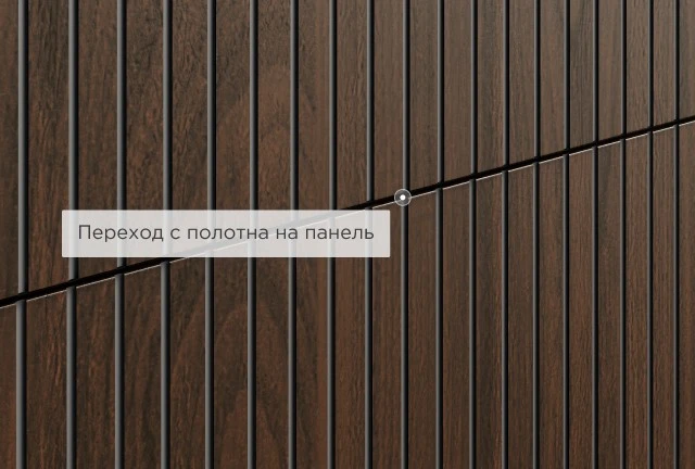 переход с дверного полотна на панель коллекции Prime