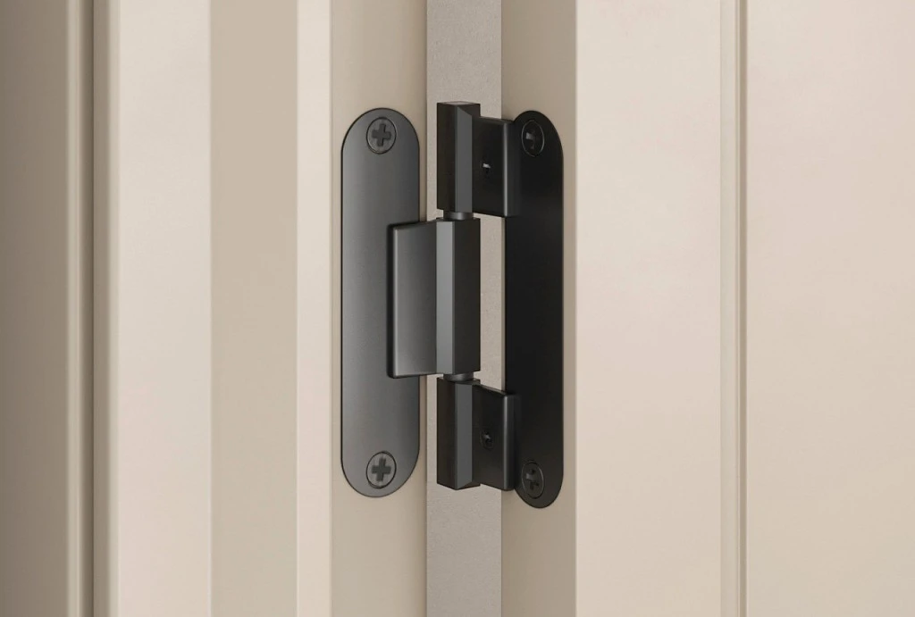 Выбор петель для дверей: карточные петли и скрытые петли для невидимых дверей (вариант 1)