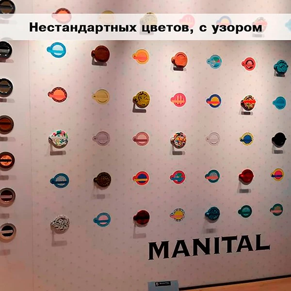 дверные ручки нестандартных цветов и с узорами в дизайнерских вариантах
